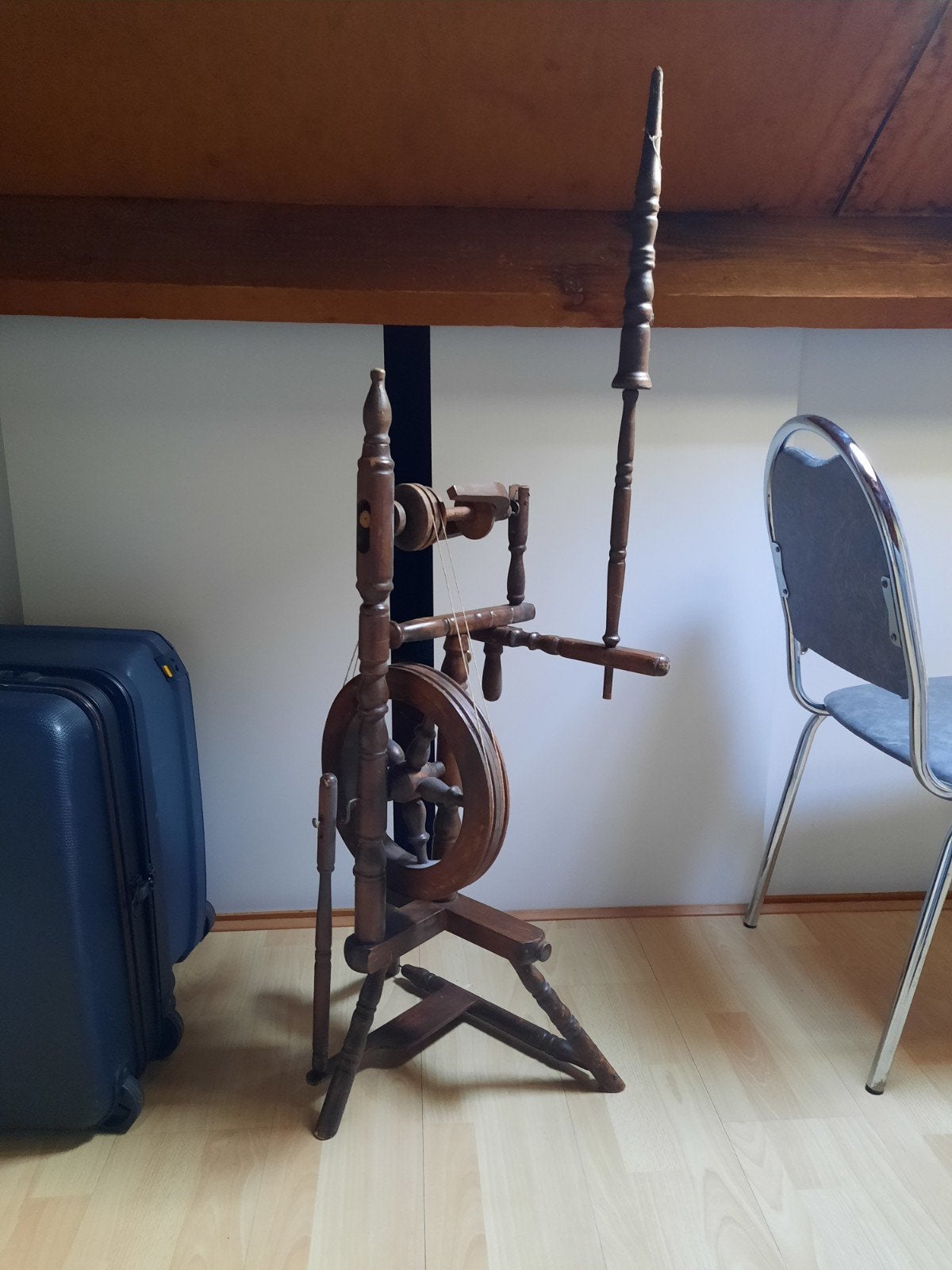 Decoratief spinnewiel, Antiek en Kunst, Ophalen