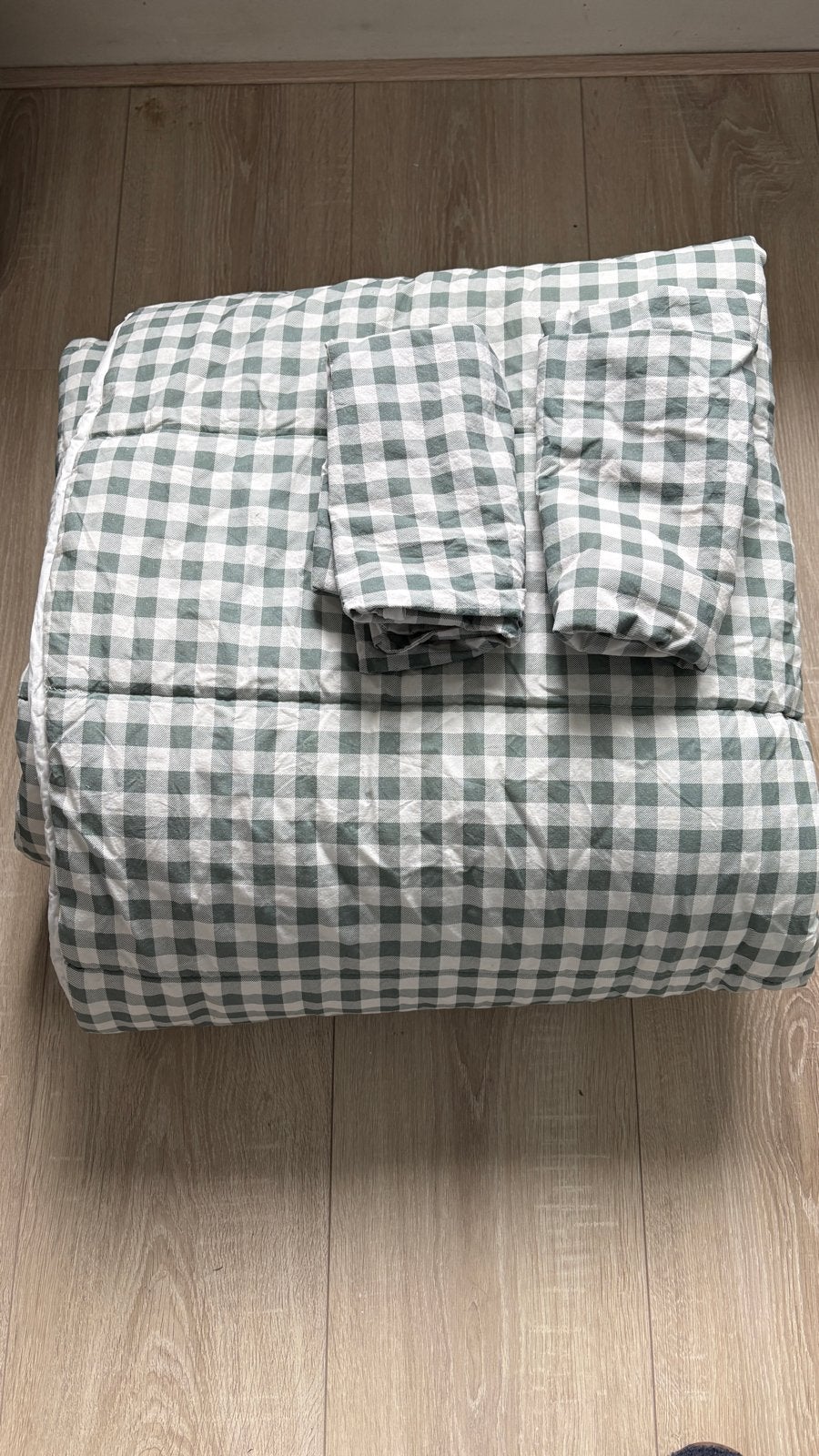 Uitwasbaar dekbed 220x220 met hoes en 2 kussenslopen, Jongetje of Meisje, Ophalen of Verzenden, Groen, Deken of Dekbed