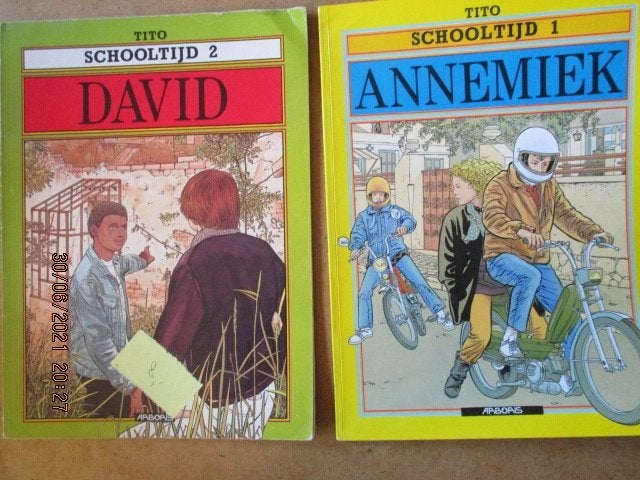 adv3940 schooltijd, Boeken, Eén stripboek, Ophalen, Gelezen