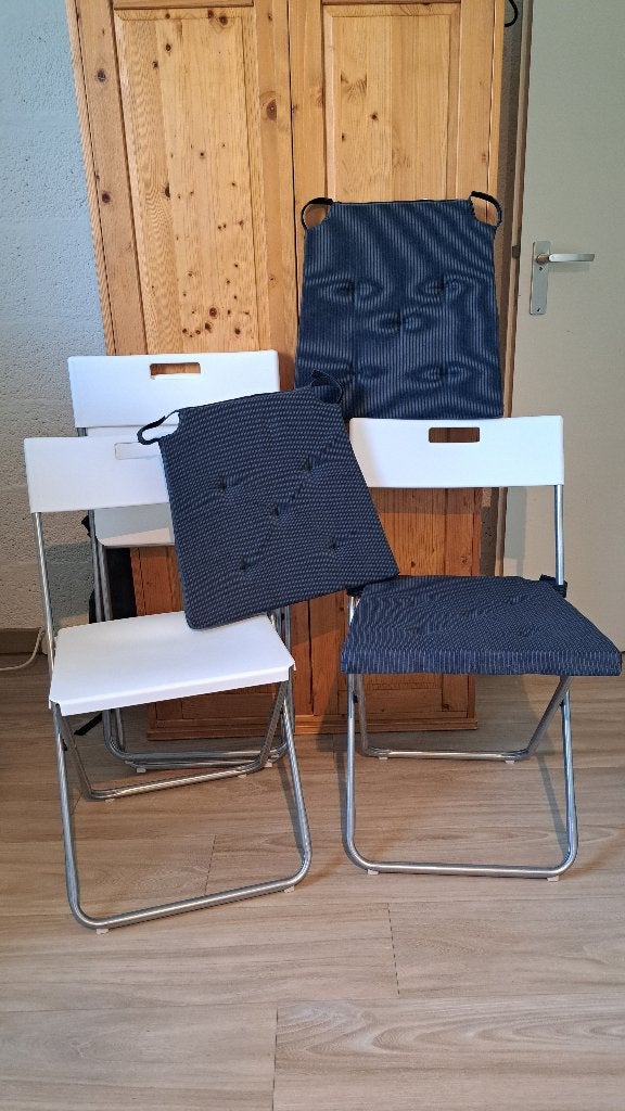 Ikea klapstoeltjes 3x, Tuin en Terras, Ophalen, Zo goed als nieuw, Kunststof, Inklapbaar