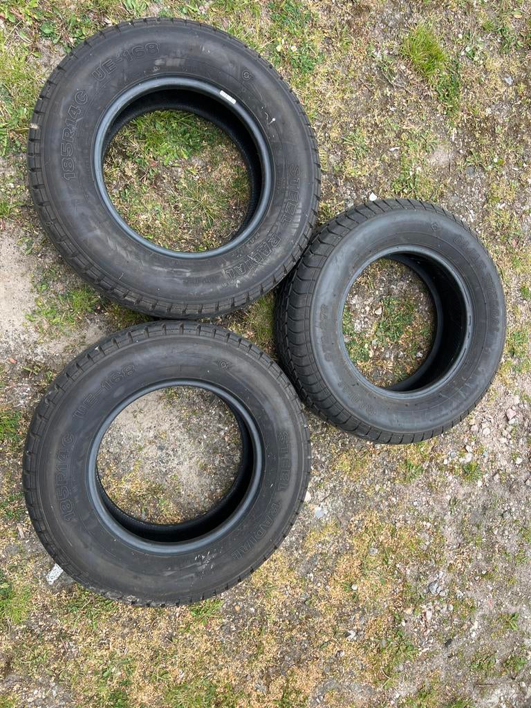 Banden voor aanhanger 185r14c, Ophalen, Gebruikt
