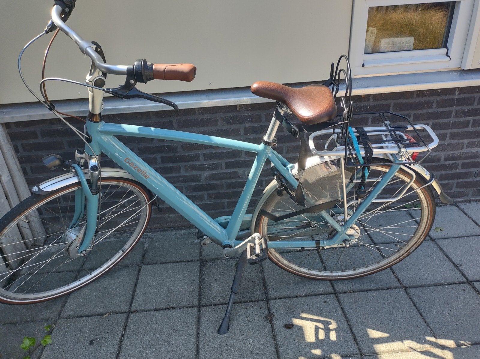 Gazelle Orange C7 herenfiets - Perfect voor Brugklasser!, Ophalen, Velgrem, Versnellingen, Zo goed als nieuw