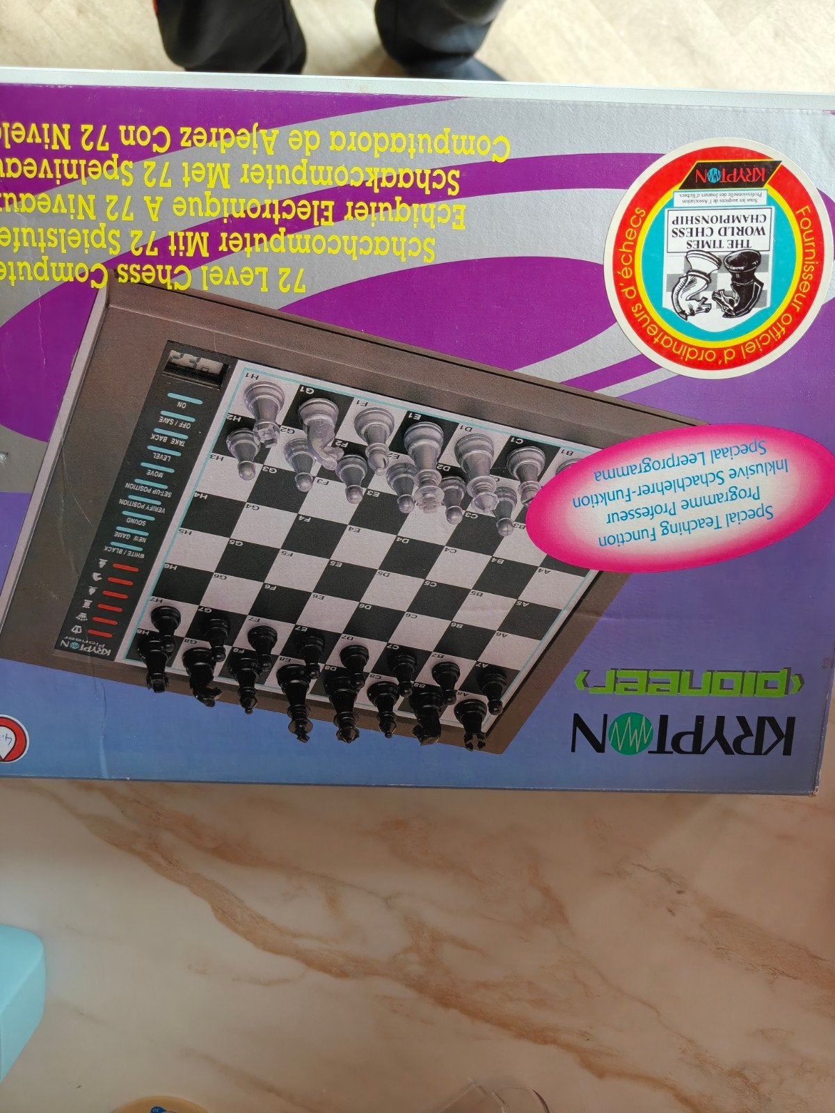 Krypton 72 Level Schaakcomputer met Leerprogramma, Hobby en Vrije tijd, Ophalen of Verzenden