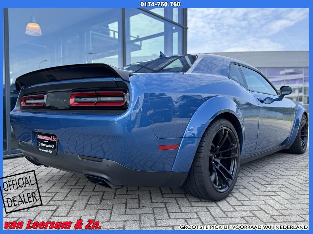 Dodge Challenger SRT HELLCAT Widebody 727PK (bj 2020), Auto's, Dodge, Automaat, Achterwielaandrijving, Gebruikt, Blauw