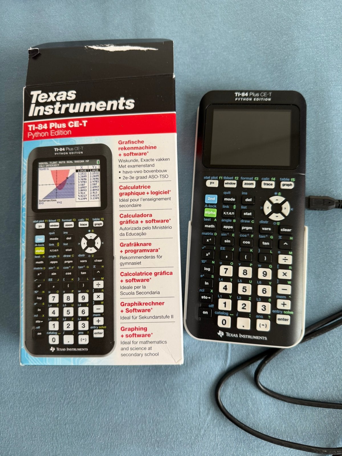 Grafische rekenmachine Texas instruments, Ophalen of Verzenden, Grafische rekenmachine, Zo goed als nieuw
