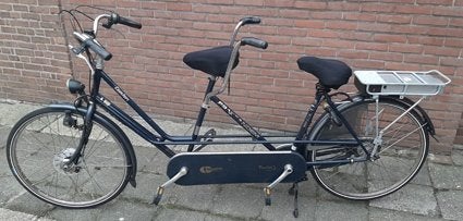 Elektrische Tandem, Fietsen en Brommers, 53 tot 57 cm, Minder dan 10 versnellingen, Sparta, Gebruikt