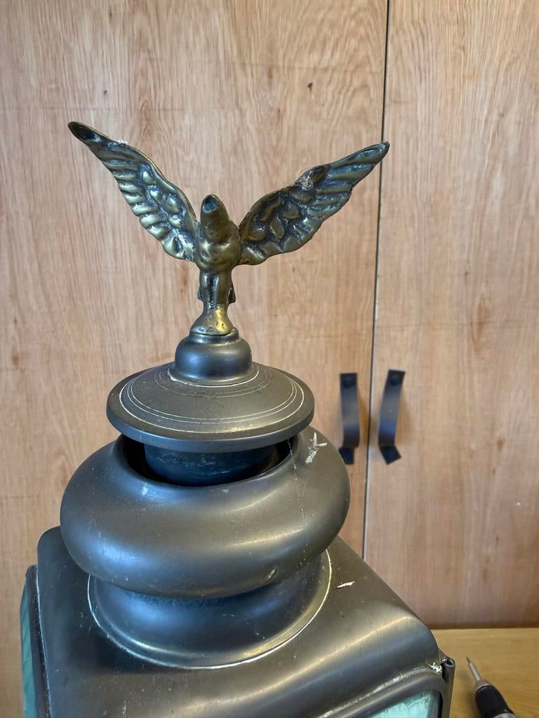 Oude lantaarn met adelaar, Antiek en Kunst, Antiek | Lampen, Ophalen