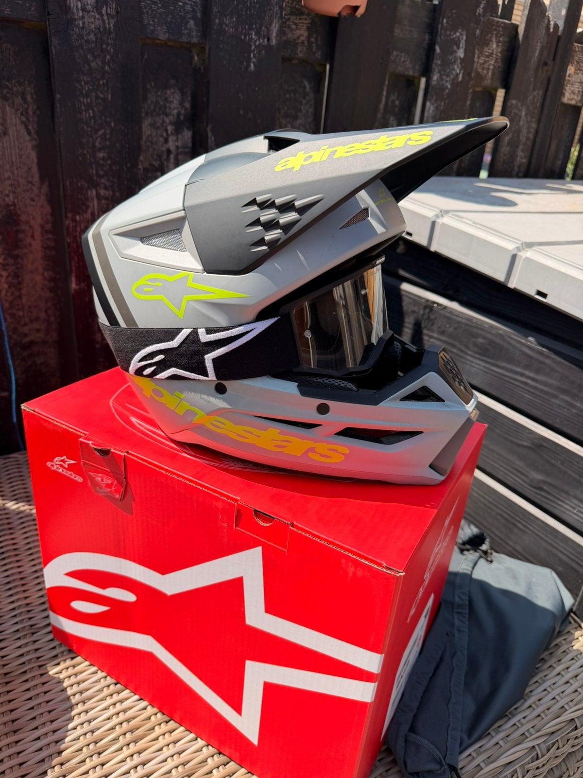 Alpinestar SM3 crosshelm, Ophalen, Tweedehands, Offroadhelm, Overige merken