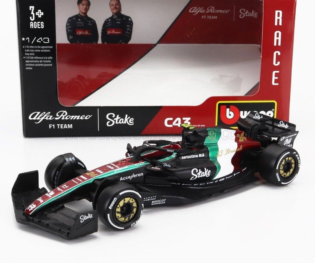 39851: Alfa Romeo F1 team C43 - Zhou Guanyu - Monza 2023, Overige merken, Auto, De Steenbok 26, 5215 ME ‘s-Hertogenbosch, Nieuw