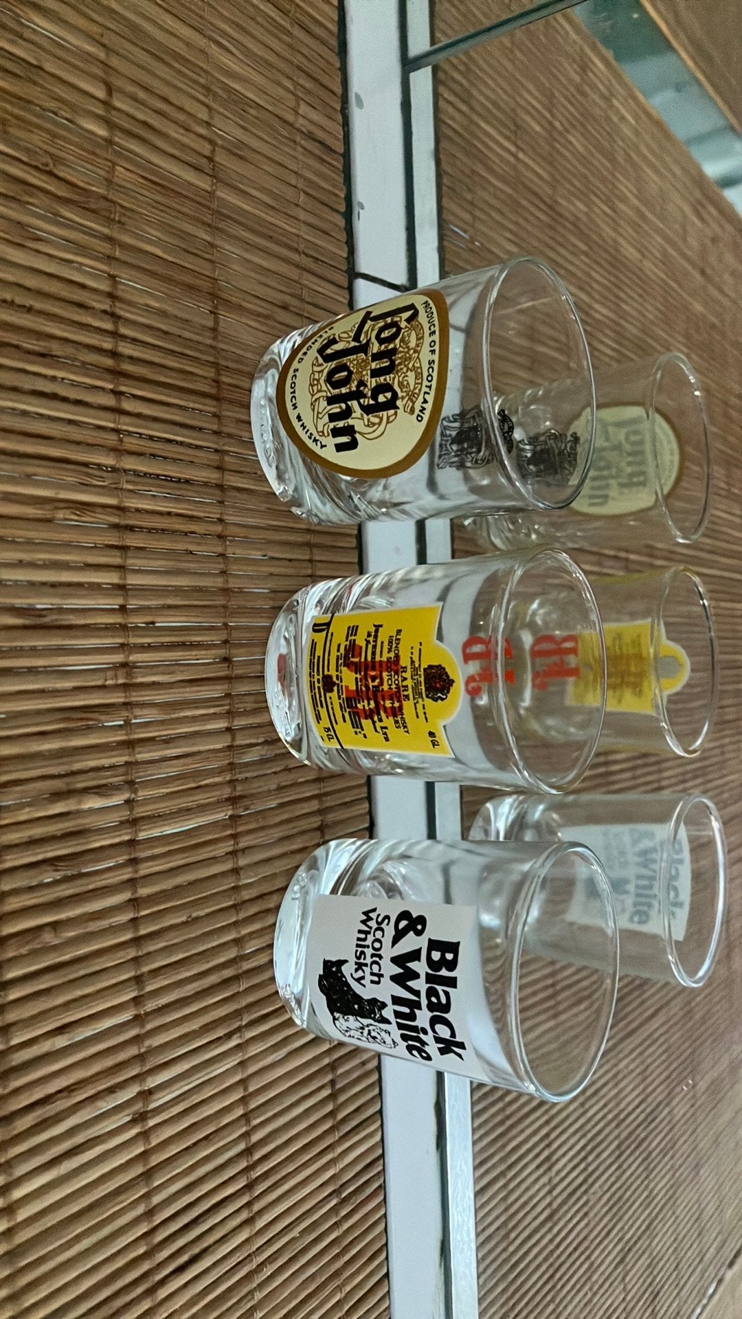 3 borrel glaasjes, Verzamelen, Glas en Borrelglaasjes, Ophalen of Verzenden, Zo goed als nieuw, Borrel- of Shotglas