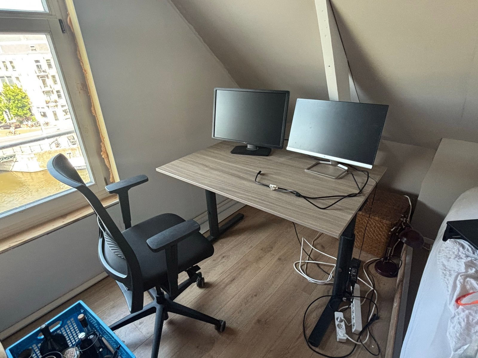 Gispen bureau, Huis en Inrichting, Bureaus, Ophalen, Gispen, Gebruikt, 120 cm