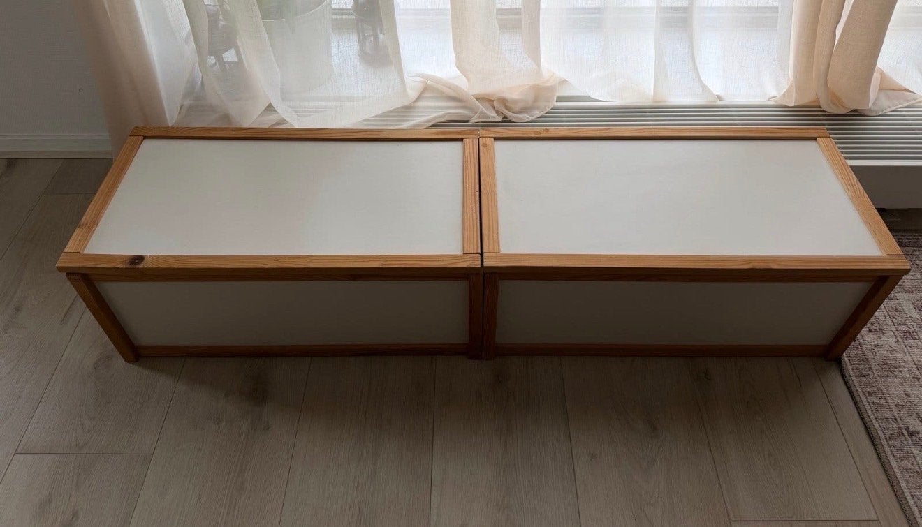 NU WEG! Ikea opbergdozen met deksel - Ruim en praktisch, Ophalen, Zo goed als nieuw, Meerkleurig, Hout