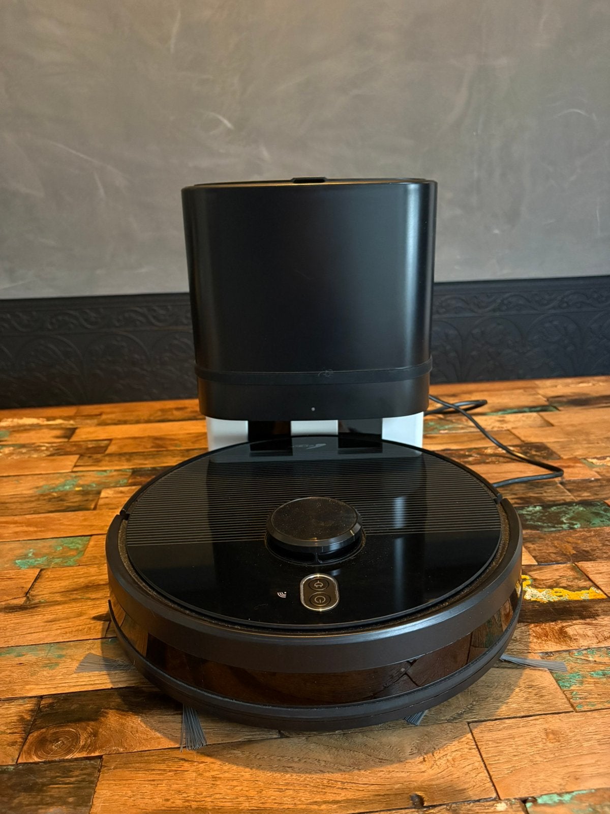 Zoef Robotstofzuiger + dweilfuncie + leegstation + garantie, Witgoed en Apparatuur, Ophalen of Verzenden, Zo goed als nieuw, Robotstofzuiger