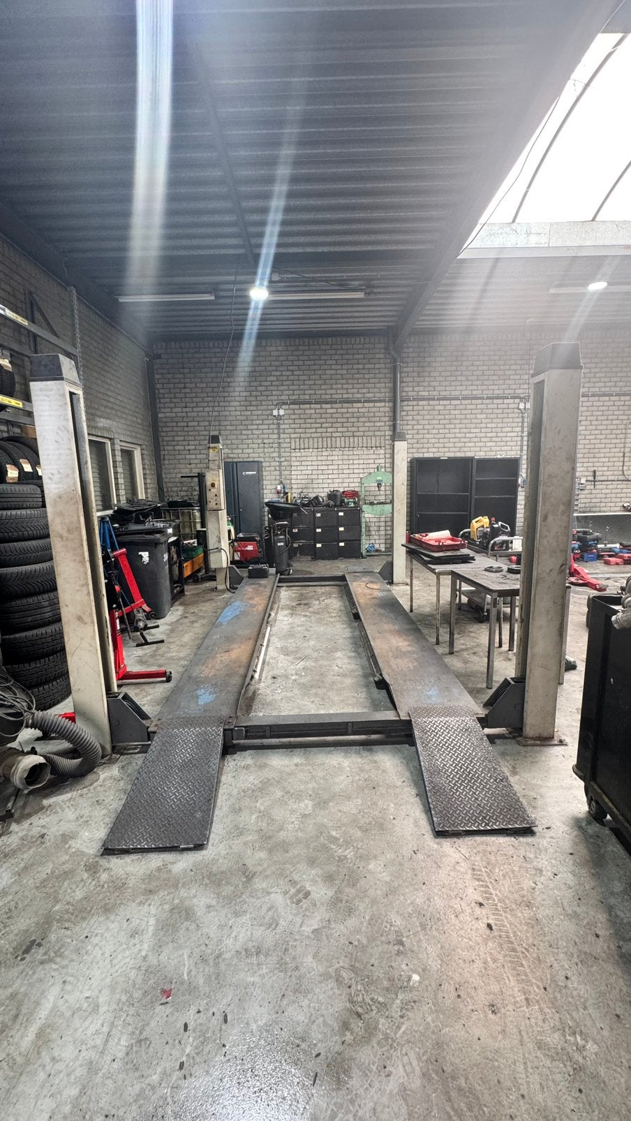 4 kolloms brug keuring net verlopen 3500kg, Auto diversen, Ophalen, Gebruikt