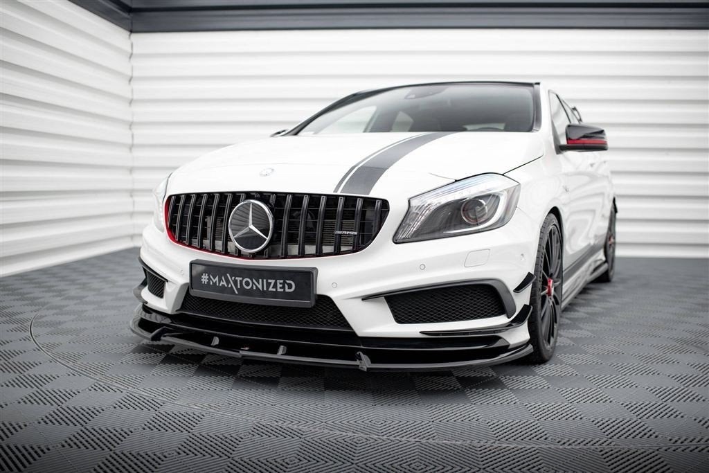 Maxton Design Mercedes A45 AMG W176 Splitter Voorspoiler Spo, Verzenden, Automotive Parts, A.parts@hotmail.nl, Trasmolenlaan 12 3447 GZ Woerden