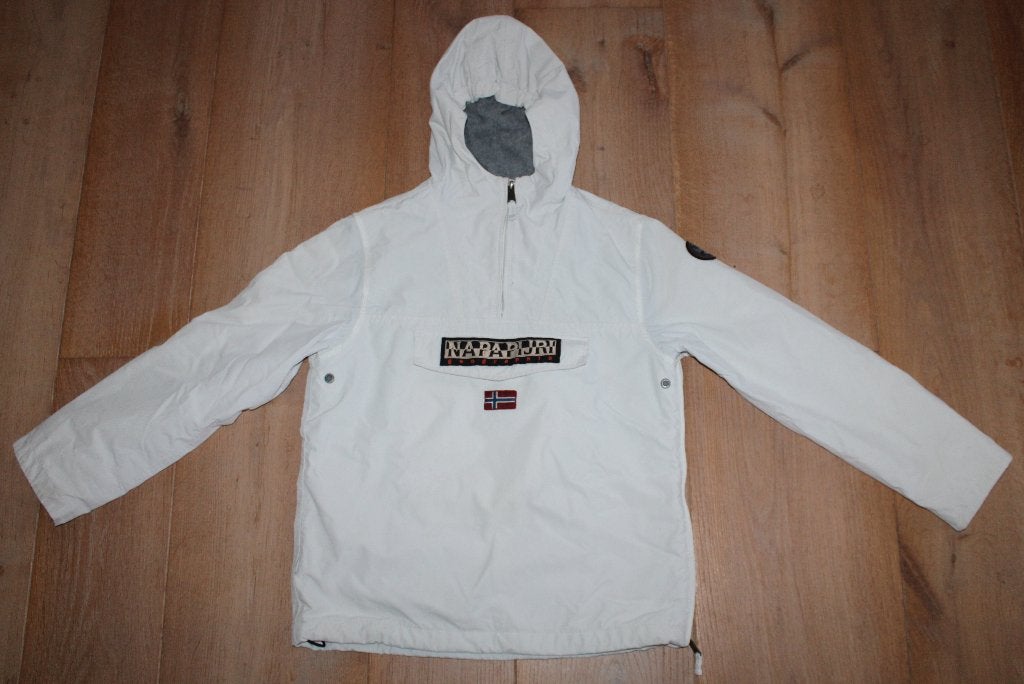 Rainforest winterjas anorak van Napapijri maat 12 / 152, Gebruikt, Ophalen of Verzenden, Napapijri, Jongen