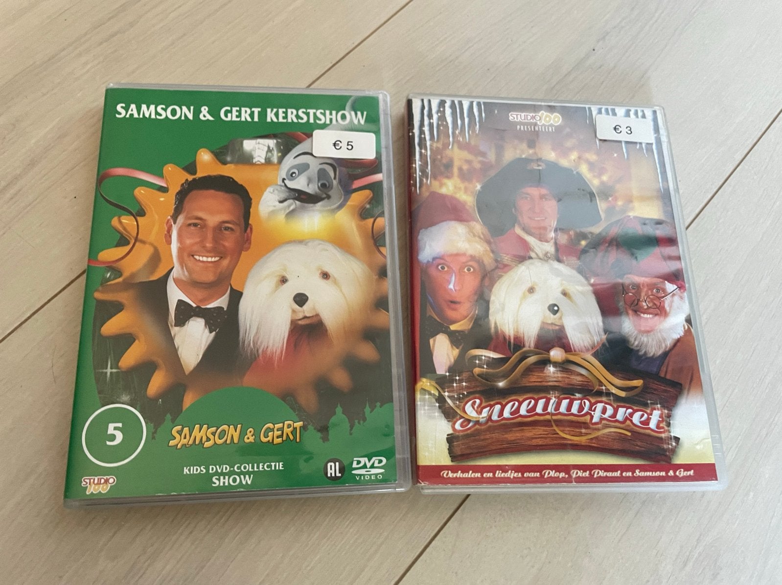 Samson & Gert Kerstshow & Sneeuwpret DVD's, Show, Gebruikt, Verzenden, Alle leeftijden