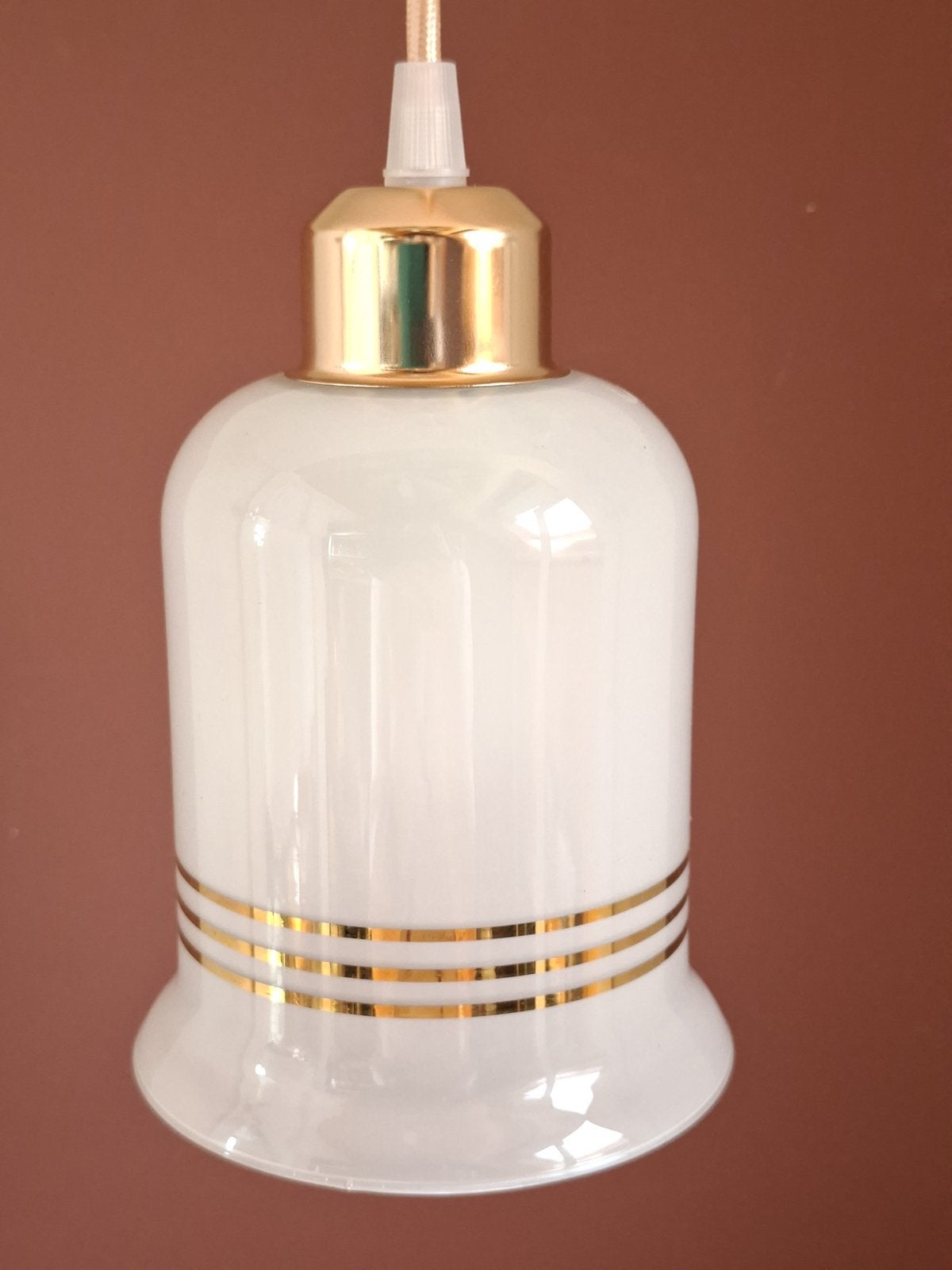 Vintage Hanglampjes, Ophalen of Verzenden, Zo goed als nieuw, E27 (groot)
