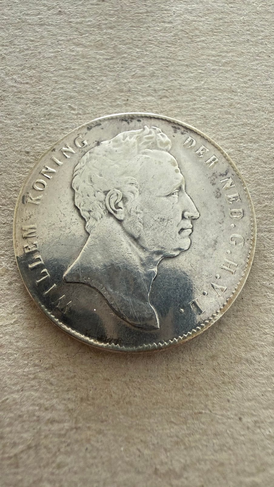 Nederland. Willem I. 2½ Gulden 1840 (munt is gepolijst), Postzegels en Munten, Munten | Nederland, Verzenden, Koning Willem I