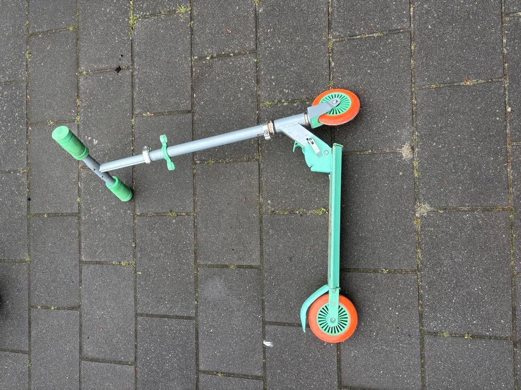 Step voor kinderen - groen/oranje, Fietsen en Brommers, Steps, Ophalen of Verzenden, Gebruikt, Gewone step