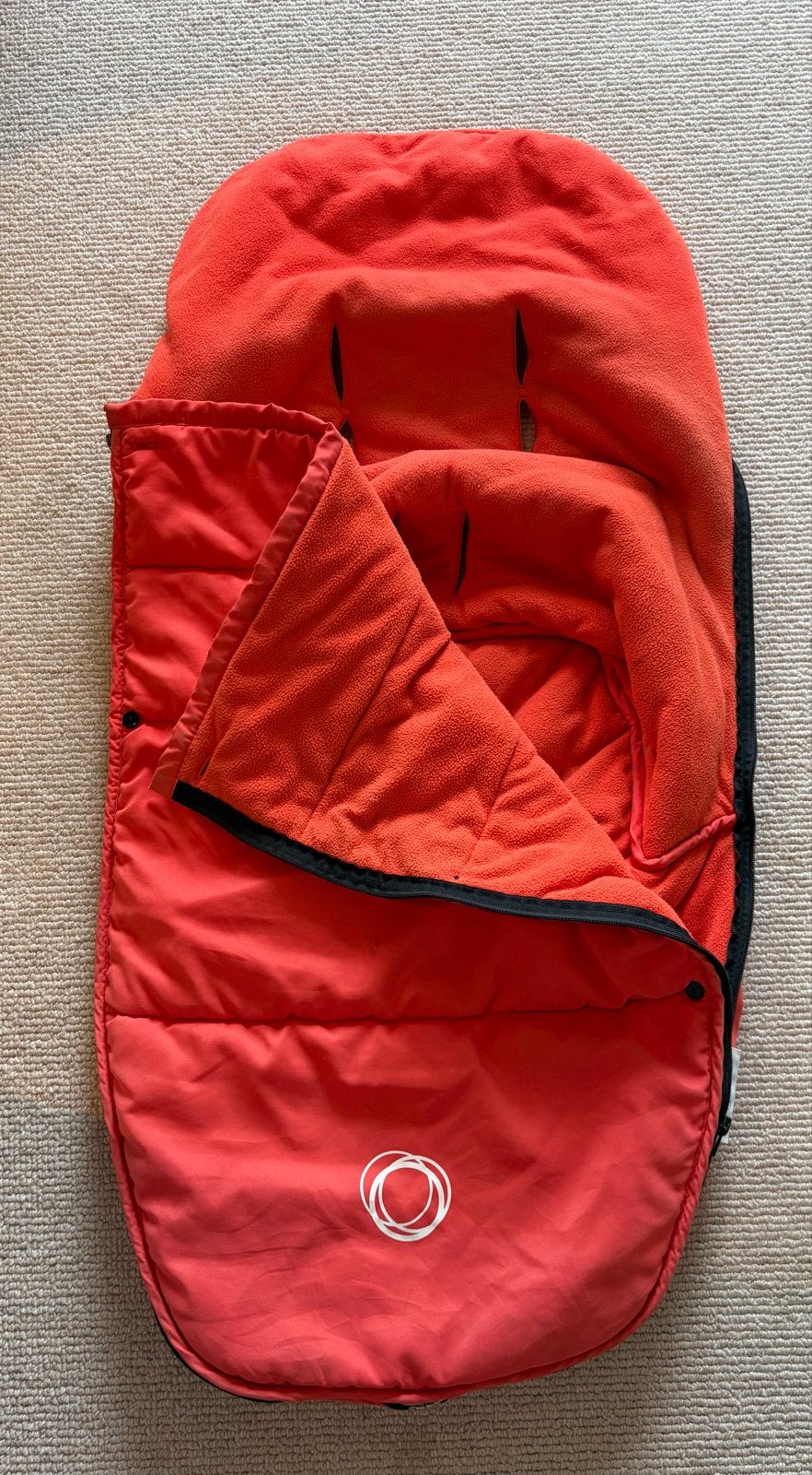 Bugaboo voetenzak/trappelzak oranje, Ophalen, Gebruikt, Bugaboo