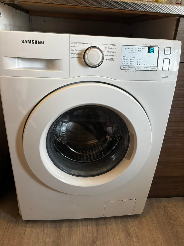 Samsung wasmachine (defect), Witgoed en Apparatuur, Wasmachines, Niet werkend, Voorlader, 6 tot 8 kg, 85 tot 90 cm, 1200 tot 1600 toeren