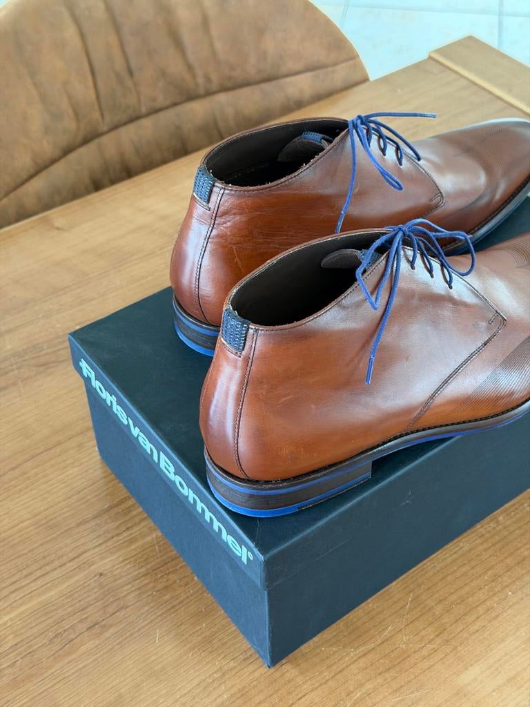 Floris van Bommel halfhoge veterschoenen, donker cognac, Kleding | Heren, Schoenen, Ophalen, Nieuw, Bruin, Veterschoenen