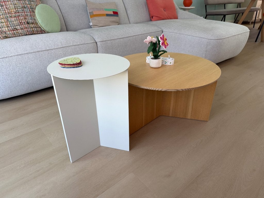 Hay slit salontafels/bijzettafels (2 stuks, ook los te koop), Huis en Inrichting, Tafels | Salontafels, Ophalen, 50 tot 100 cm
