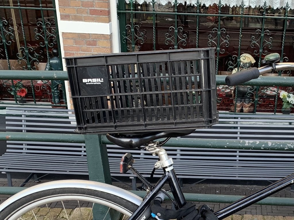 Basket Fietsmand Fietskrat, Ophalen, Zo goed als nieuw, Fietsmand, Basil