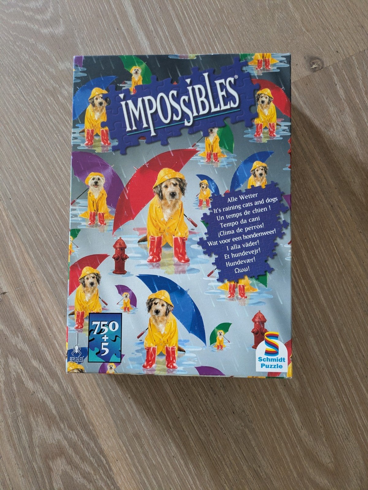 Leuke en uitdagende Impossibles puzzel met grappige hondjes, Hobby en Vrije tijd, Ophalen of Verzenden, 500 t/m 1500 stukjes, Gebruikt