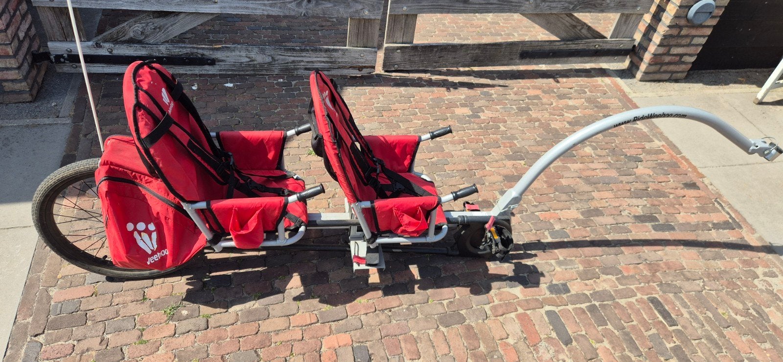 WeeHoo I-Go Two Aanhangfiets voor 2 kinderen, Ophalen, Gebruikt, WeeHoo, Aanhangfiets