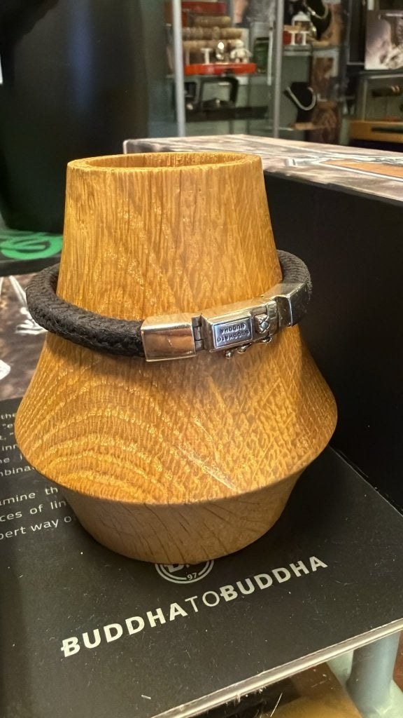 BUDDHA TO BUDDHA ARMBAND TYPE 780BL E DENISE CORD € 89,95, Ophalen of Verzenden, Zo goed als nieuw, Zilver, Zilver