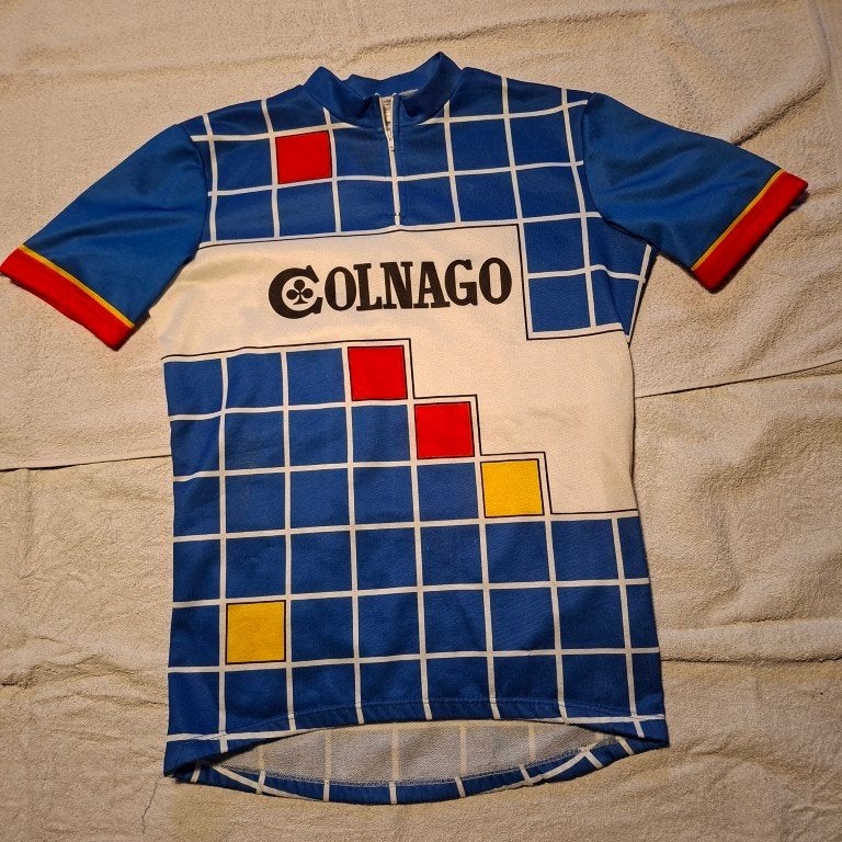 Vintage Colnago wielershirt jaren 90 maat L, Ophalen of Verzenden, Gebruikt, Kleding