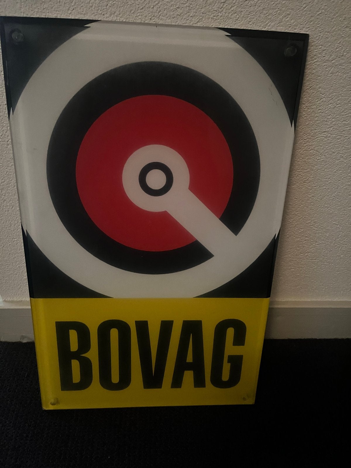 Vintage BOVAG Reclamebord - Uniek Verzamelobject, Verzamelen, Ophalen, Gebruikt, Reclamebord