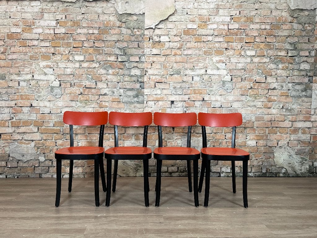Vitra Basel Chair Set van 4 bij TheReSales, Design, Zo goed als nieuw, Vier, Rood