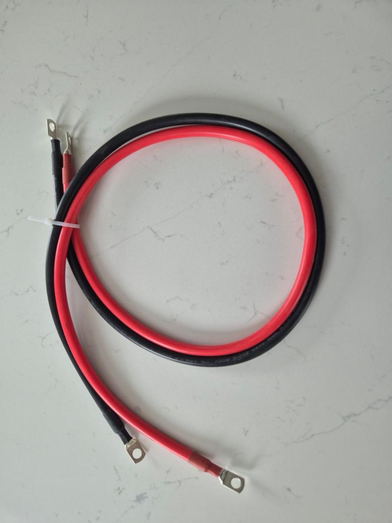 Nieuwe set accu kabels (rood+zwart) 1m 25mm3 M8, Ophalen of Verzenden, Nieuw