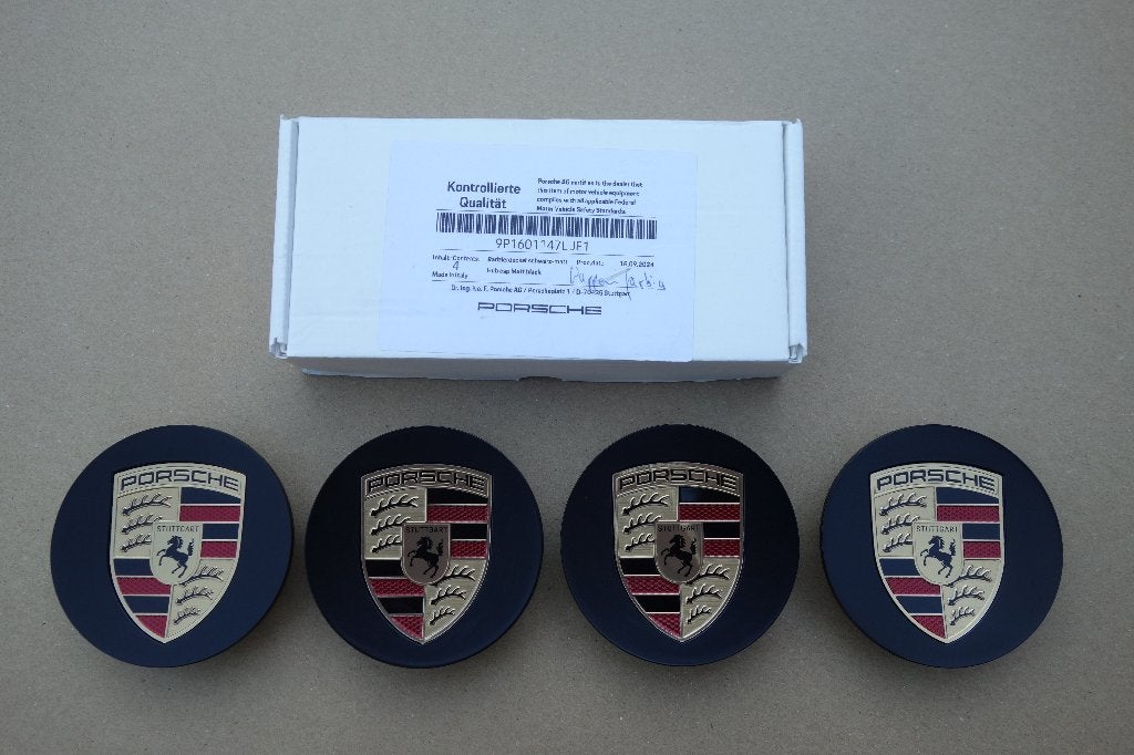 Porsche Originele Nieuwe set naafdoppen, Ophalen of Verzenden, Nieuw, Porsche