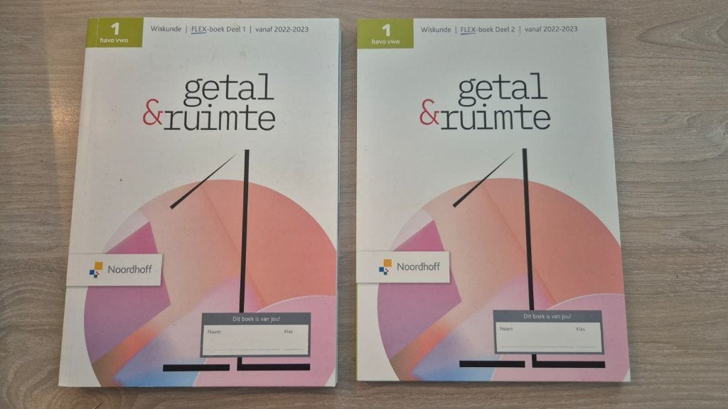 Getal en Ruimte Havo 1 (set 2 boeken), Boeken, Wiskunde A, HAVO, Ophalen of Verzenden, Zo goed als nieuw