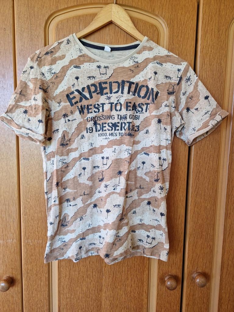 T-shirt met woestijnprint - Maat 158/164, Kinderen en Baby's, Kinderkleding | Maat 158, Zeeman, Gebruikt, Ophalen of Verzenden