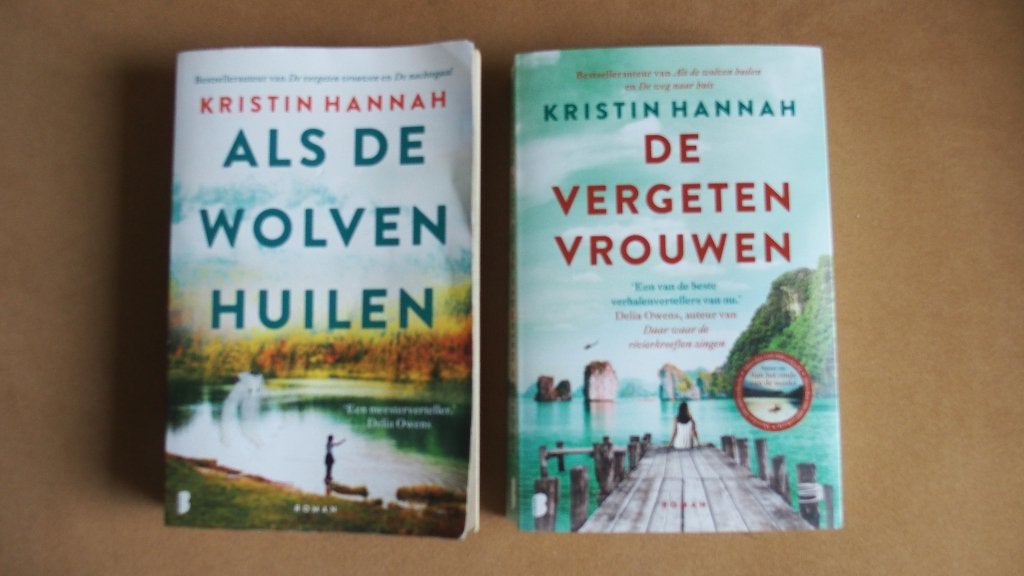 2x Kristin Hannah - Als de wolven huilen en De vergeten vrou, Ophalen of Verzenden, Zo goed als nieuw, Kristin Hannah