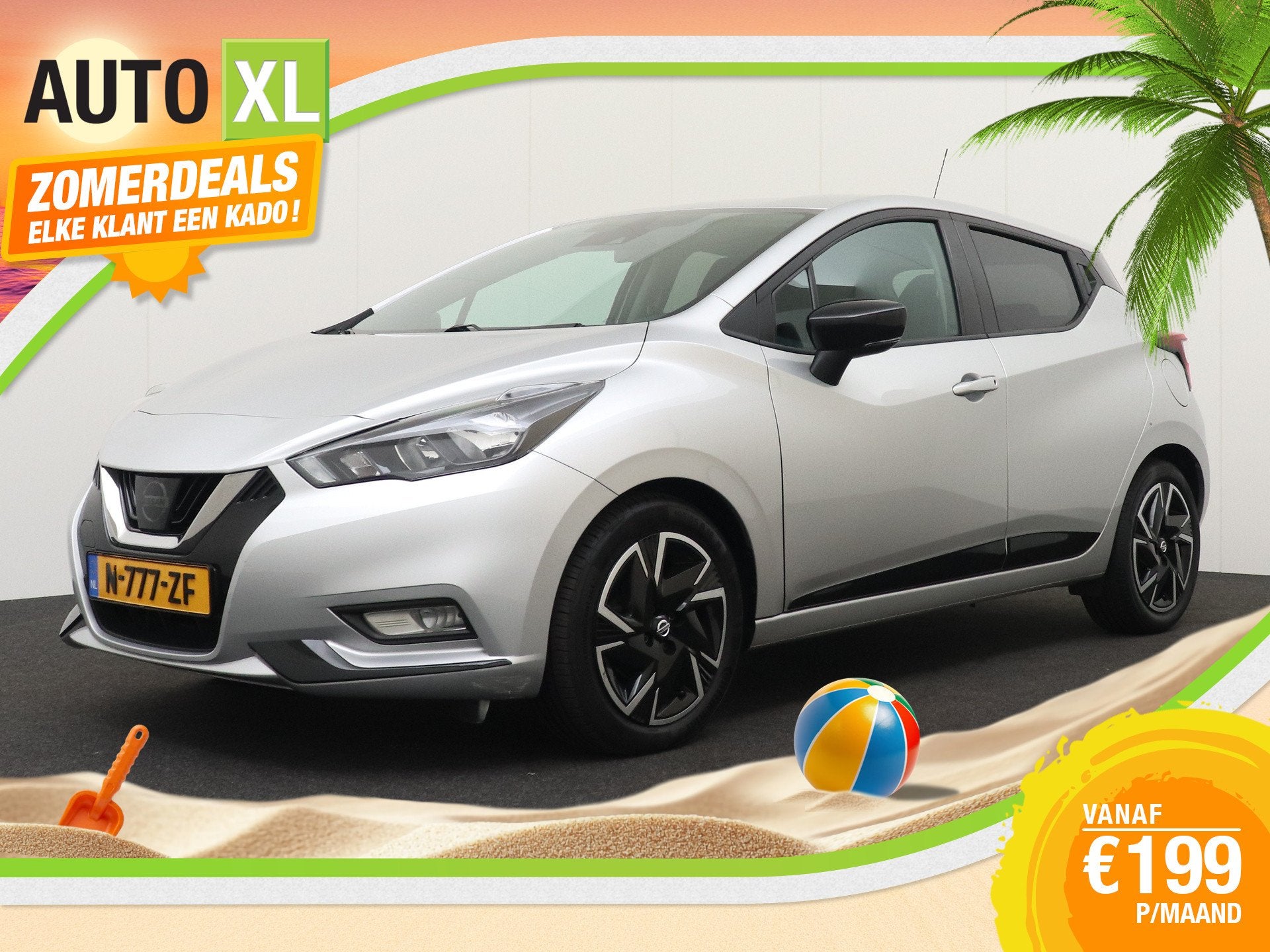 Nissan Micra 1.0 93 PK IG-T N-Design Cruise Carplay DAB, Auto's, Voorwielaandrijving, Stof, Handgeschakeld, 92 pk