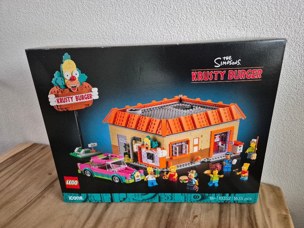 Lego Icons 10352 The Simpsons: Krusty Burger nieuw, Lego, Lego, Nieuw, Ophalen of Verzenden