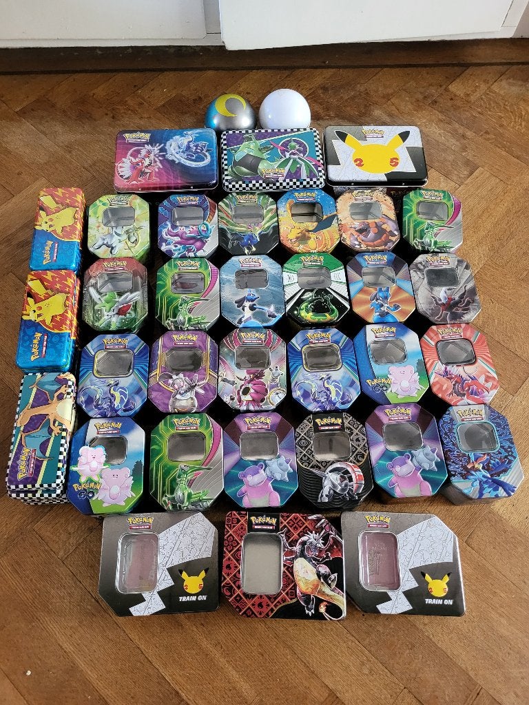 Verzameling lege Pokemon Tins en koffers, Ophalen, Gebruikt, Overige typen