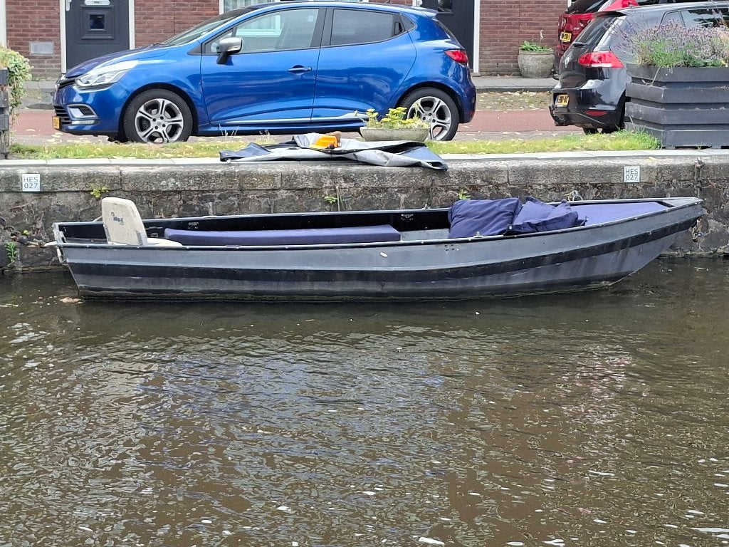 Mooie Stalen Vlet met 6PK Yamaha kortstaat, Watersport en Boten, Motorboten en Motorjachten, Gebruikt, Buitenboordmotor, Tot 1.00 meter