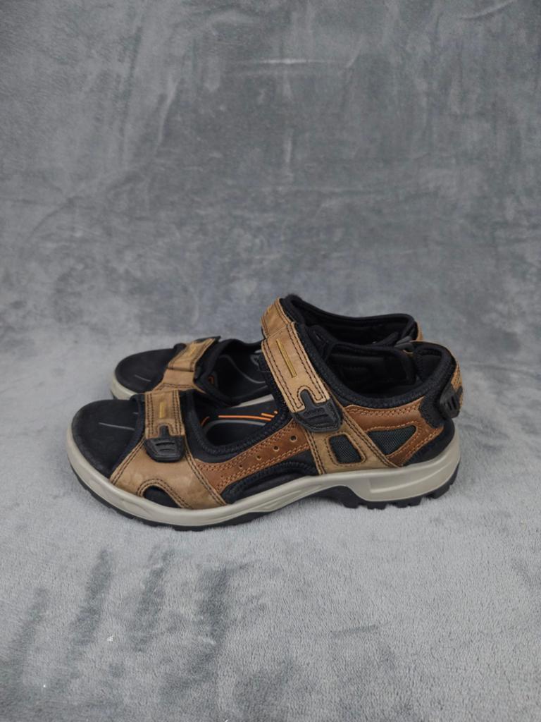 Ecco Sandalen Offroad 43 Bruin Zwart Leer Outdoor Wandelen -, Sandalen, Ecco, Bruin, Verzenden