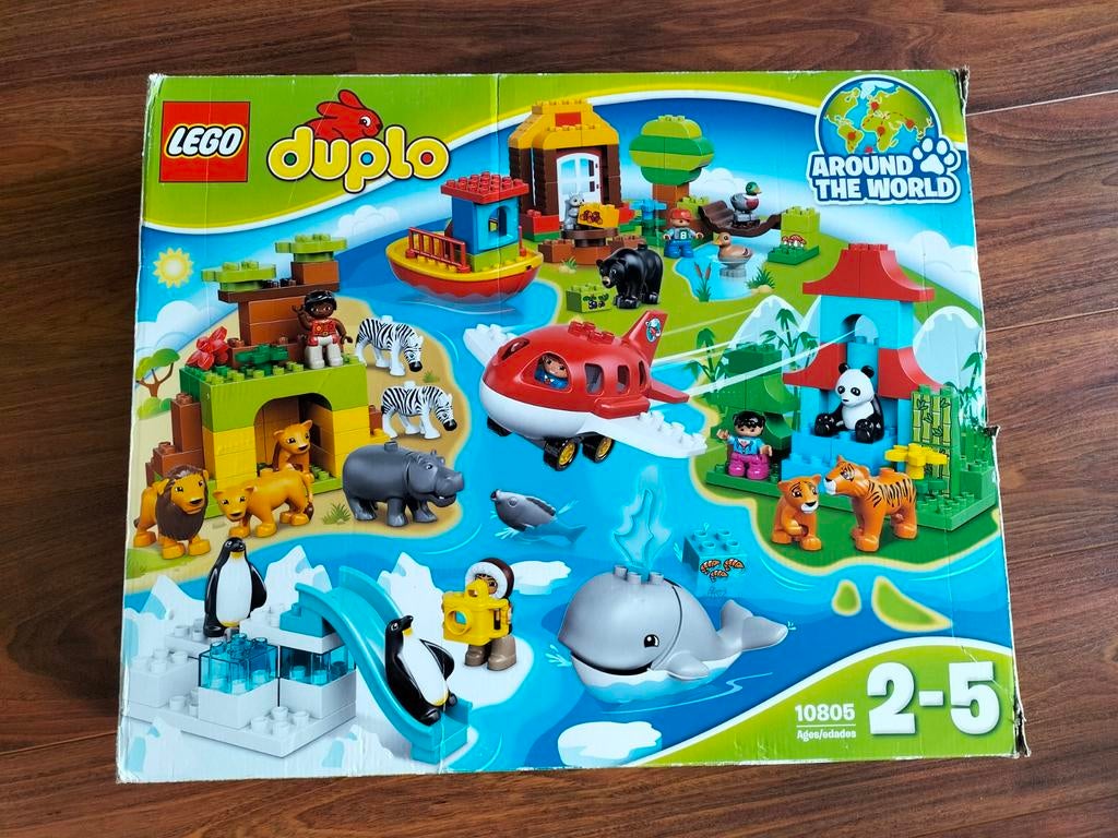 Duplo 10805 Around the world, dieren, Ophalen of Verzenden, Meer dan 50 stukjes, Zo goed als nieuw, 2 tot 4 jaar