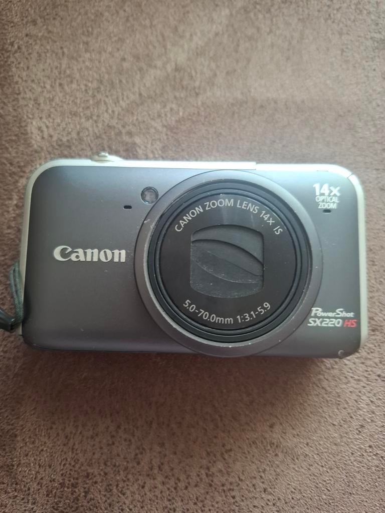 Canon PowerShot SX220 HS Digitale Camera - 14x Zoom, Gebruikt, Canon, Compact, Ophalen of Verzenden