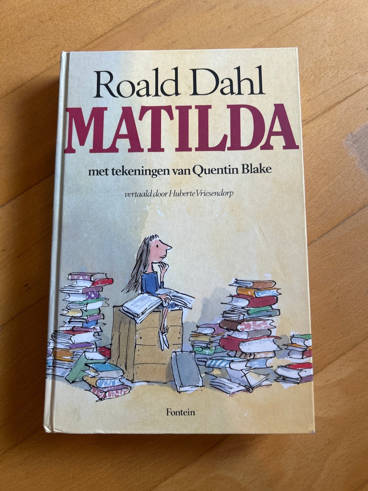 Roald Dahl - Matilda (met tekeningen van Quentin Blake), Ophalen of Verzenden, Zo goed als nieuw, Fictie algemeen