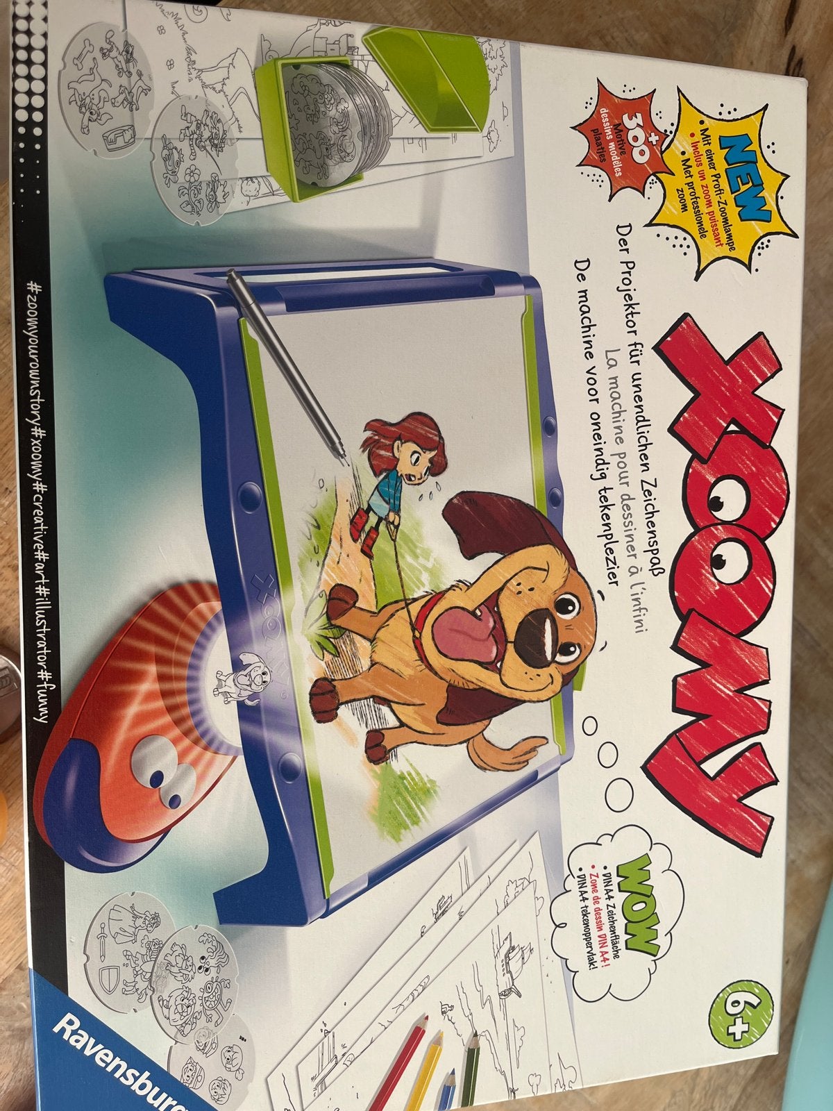 Xoomy Ravensburger tekenset - Extra Pokemon set, Ophalen of Verzenden, Zo goed als nieuw, Knutselen, Met licht