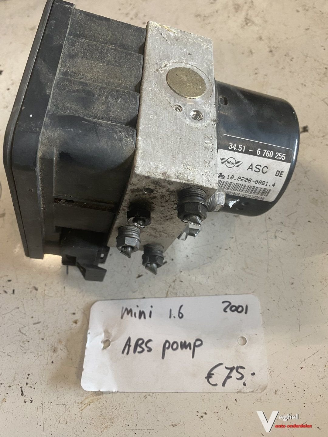 Mini 1.6 2001 ABS Pomp, Gebruikt, -, -, Ophalen of Verzenden